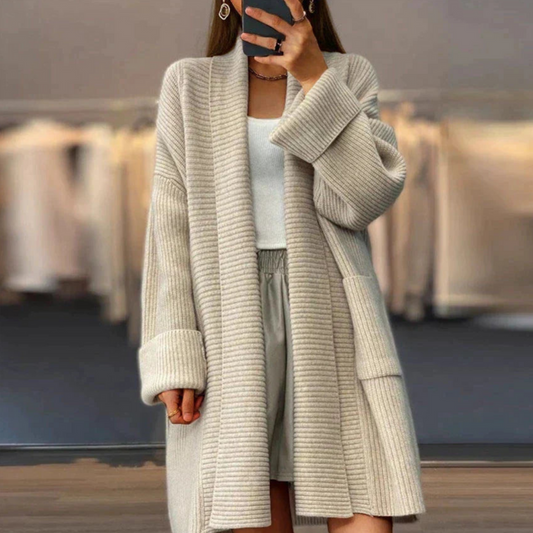 Elsie | Cardigan Long Pour Femmes | Chaud