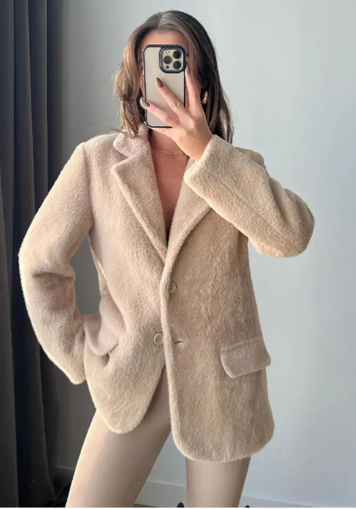 Cataleya | Manteau En Peluche Pour Femmes