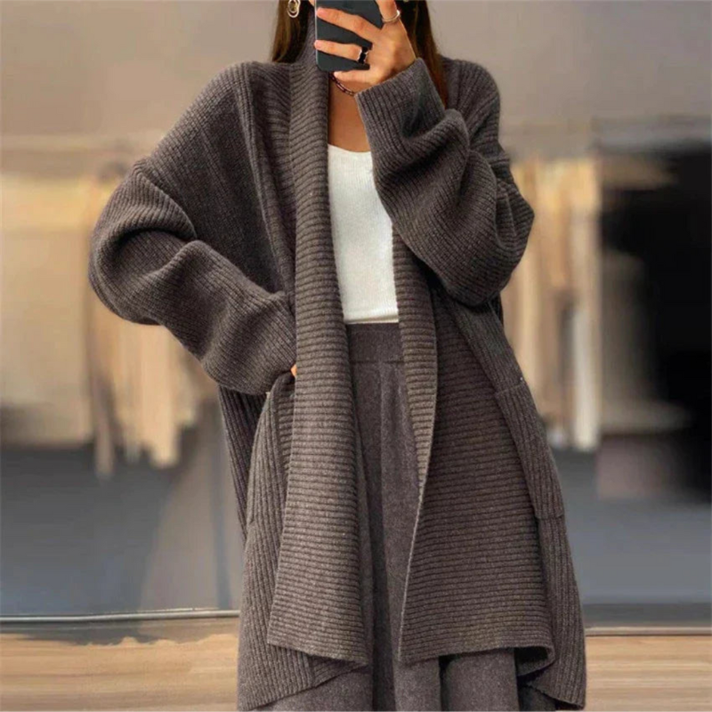 Elsie | Cardigan Long Pour Femmes | Chaud