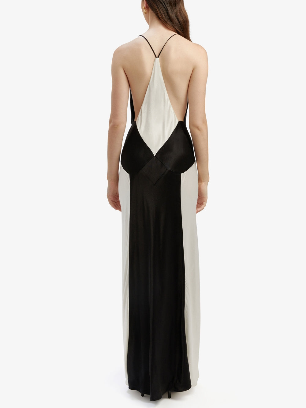 IVANA | Robe Maxi Noir et Blanc