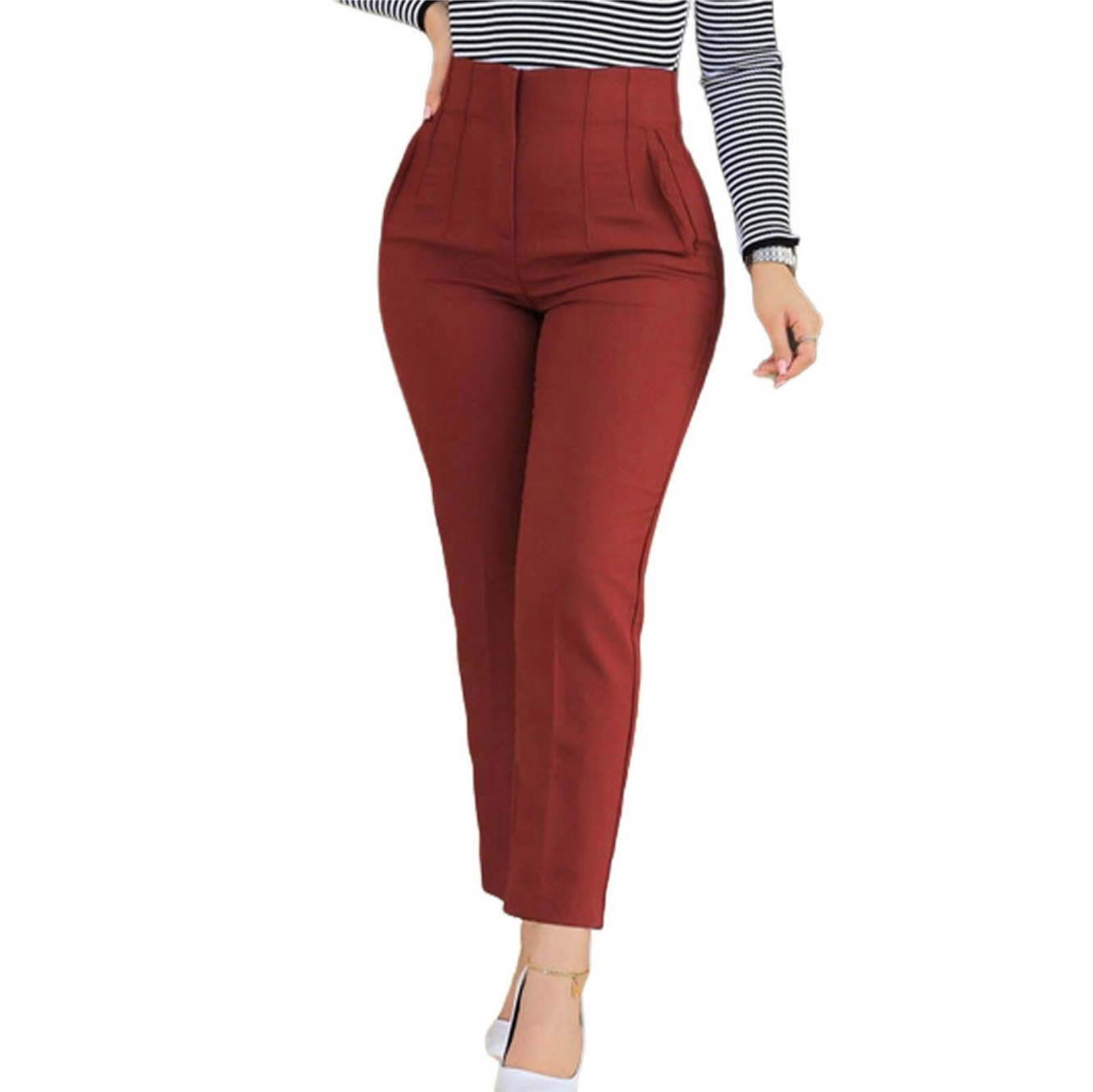 Marianna | Pantalon Taille Haute Pour Femmes