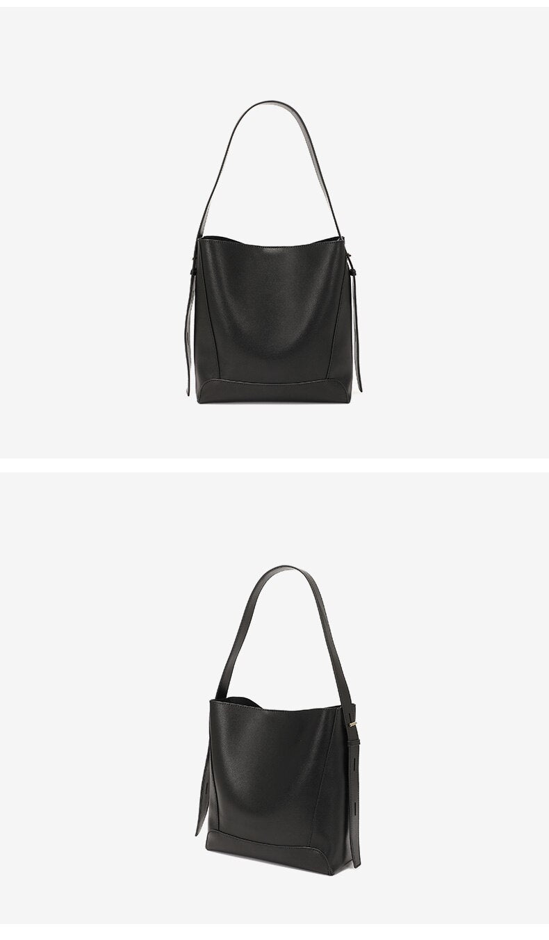 Sac seau en cuir Urban Chic