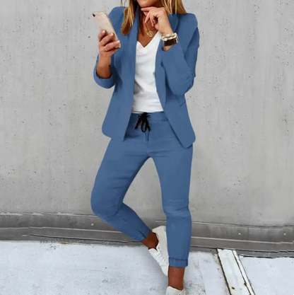 Morgane️ -Ensemble blazer et pantalon pour femmes