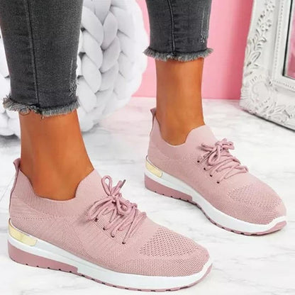 Chaussures Vulcanisées  À Lacets pour femmes